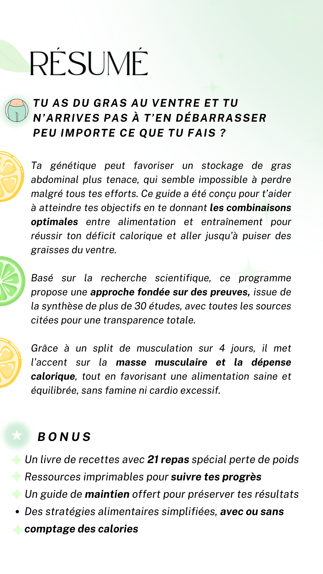 Belly Fat Shred - Français